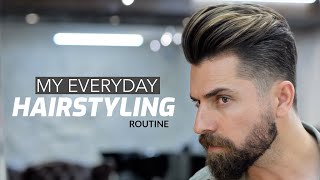 MY everyday hairstyling routine - Men´s hairstyling screenshot 1