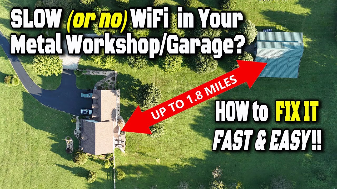 FAST Wifi INSIDE Your METAL Workshop | Adalov Wireless Wifi Bridge *UNSPONSORED*