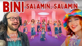 superb style! BINI : SALAMIN, SALAMIN official music video reaction