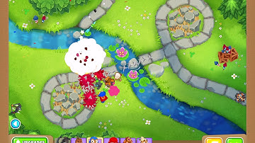 Bloons TD 6 Intermediate Downstream Hard Magic Monkeys Only