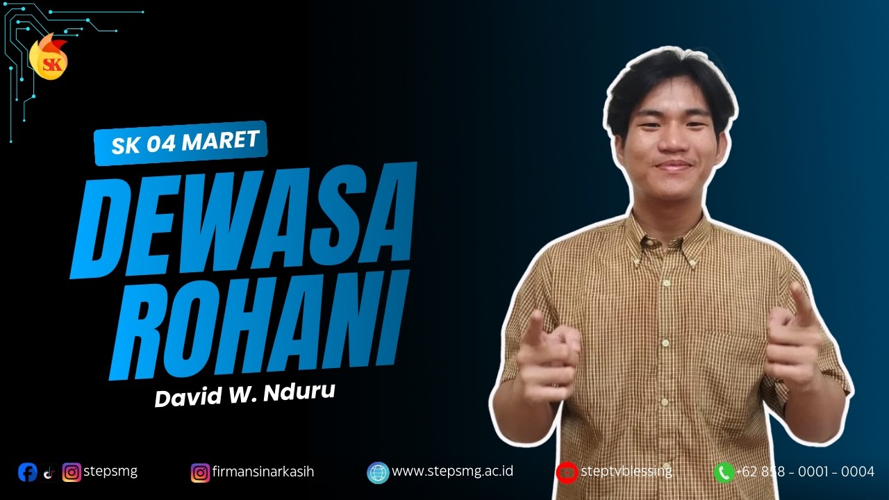 #SINARKASIH | DEWASA ROHANI #MARET2026