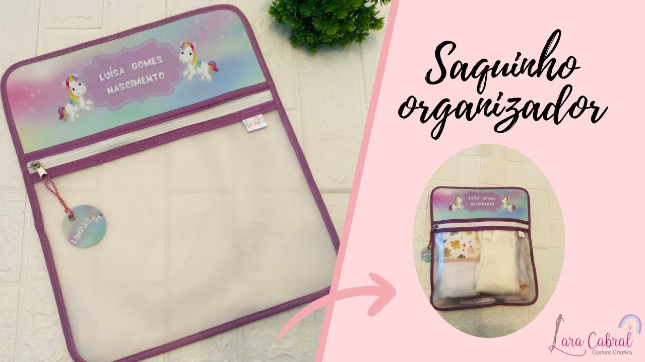 SAQUINHO PARA MATERNIDADE | ORGANIZADOR #costuracriativa