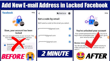 how to change email in locked Facebook account 2023|how to unlock Facebook account without identity