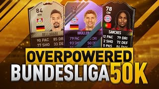 THE BEST CHEAP OVERPOWERED 50K BUNDESLIGA FUT CHAMPIONS SQUAD BUILDER! FIFA 17 ULTIMATE TEAM