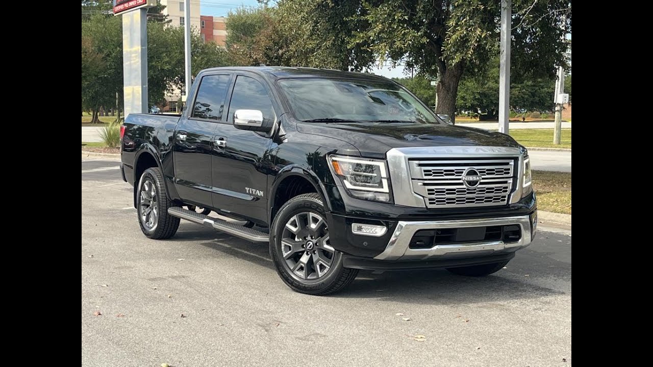 New 2023 Nissan Titan Platinum Reserve 4x4 Crew Cab - YouTube