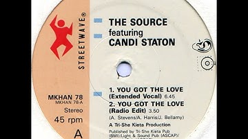 The Source ft. Candi Staton - You Got The Love (Radio Edit) [Original 1986 Mix]