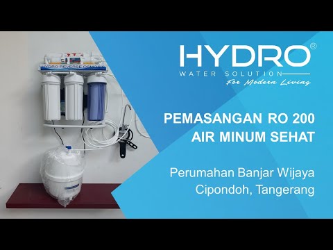 Video: Filter air reverse osmosis rumah tangga