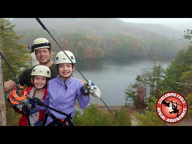 Unicoi Zip Line Adventure - Level 2 - YouTube