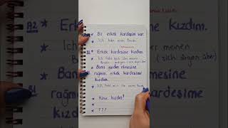 Almancada Sich Ärgern Über A. Birine Bir Şeye Kızmak