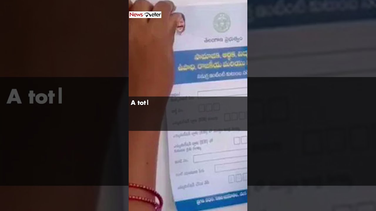 Telangana Caste Survey Hits 44.1% Completion, Covering 51.24 Lakh Households