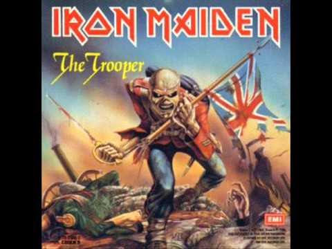 The Trooper backing track with vocals and guitar harmonies