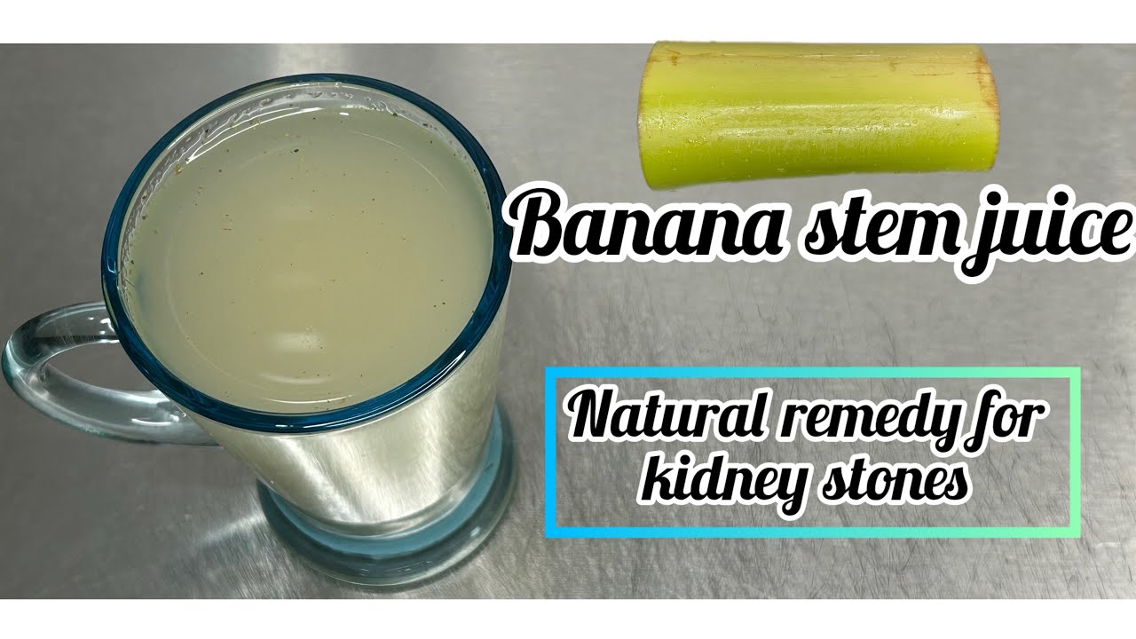 Picture of BANANA STEM JUICE | BEST REMEDY FOR KIDNEY STONES | FLASH OUT TOXINS ...