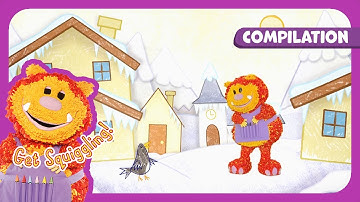 Explore the Snowy Arctic with Squigglet | Get Squiggling! FULL EPISODE Compilation | 25+ MINUTES