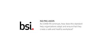 How ISO/PAS 45005 helps organizations?
