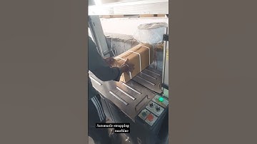 Automatic strapping machine work #machine #automaticstrappingmachine #strappingtool #machine