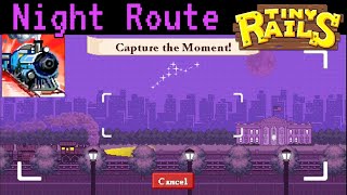 Night Route | TINY RAILS Train Cargo Simulator screenshot 4