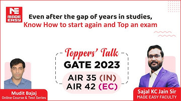 GATE 2023 | Mudit Bajaj | AIR-35 IN & AIR-42 EC | Toppers