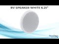 RV Speaker White 6.25"