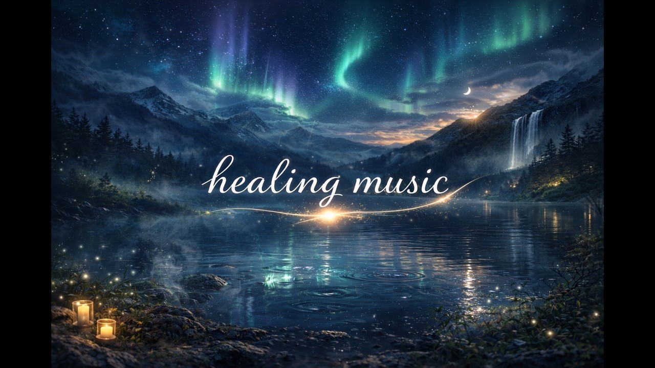 【睡眠用BGM】深い眠りへと導くヒーリング音楽｜Aurora Healing Music 🌌 432Hz Deep Relaxation
