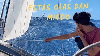 SURFEANDO OLAS GIGANTES + TORMENTA 40 NUDOS 😬💨⛵ Cruzando el Caribe en velero / Nomadas del Mar Ep.33