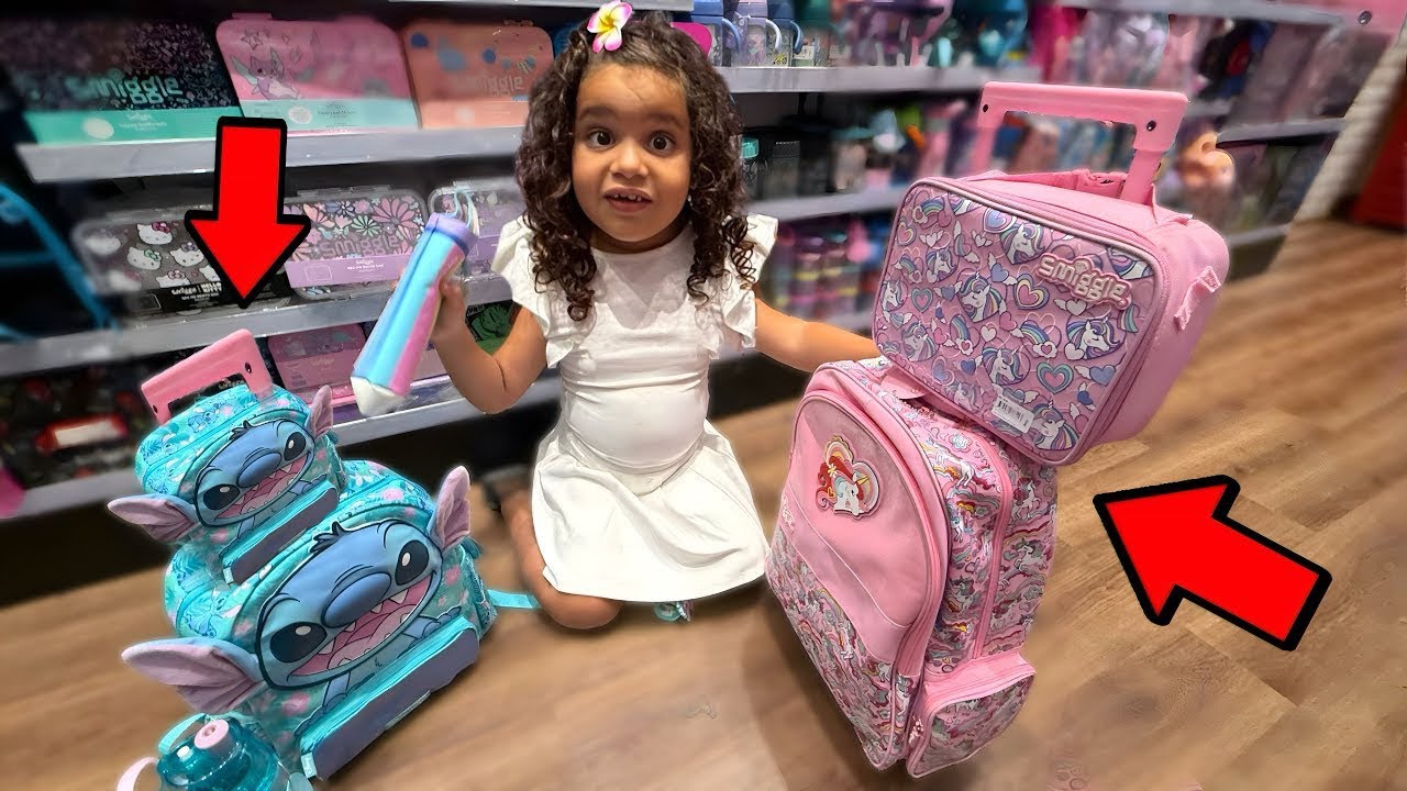 Back to School , ￼￼ j’ai acheté mon sac pour l’école