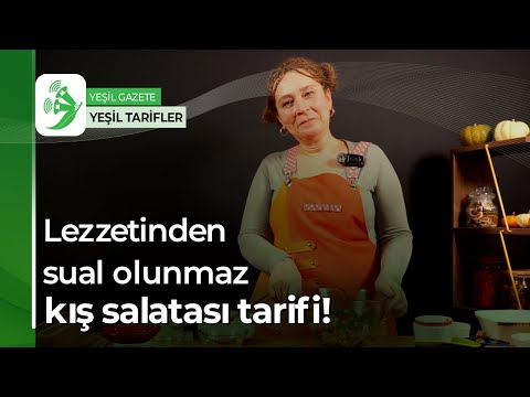 Lezzetinden sual olunmaz kış salatası tarifi!