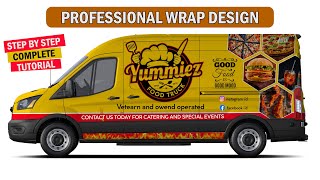 Creating Stunning Vehicle Wraps | A Comprehensive Guide to Van Wrap Design in Adobe Illustrator