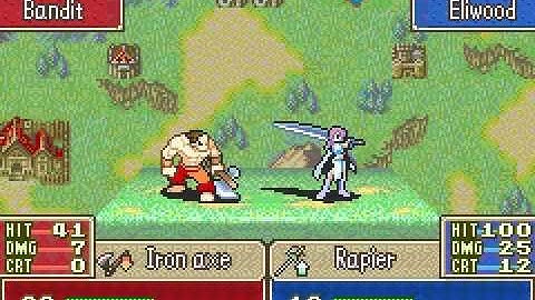 Fire Emblem 7 - custom battle animation (Aria Schezobraska)