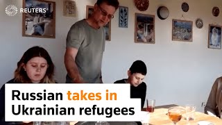 Russian hotel owner welcomes Ukrainian refugees