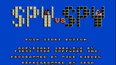 Spy vs  Spy Sega Master System Playthrough
