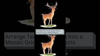 TUTORIAL: Arrange text and layers into a mosaic grid in after effects using the MosaicArt plugin.