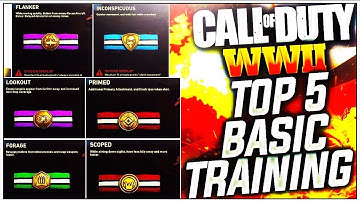 COD WW2:TOP 5 "BEST" BASIC TRAININGS!