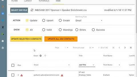 HubSpot Import new contacts or update existing ones, using smart records matching