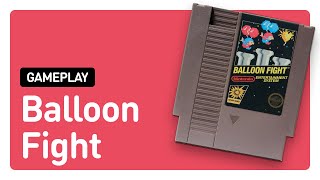 Balloon Fight | NES | 1984 | Gameplay | 4K