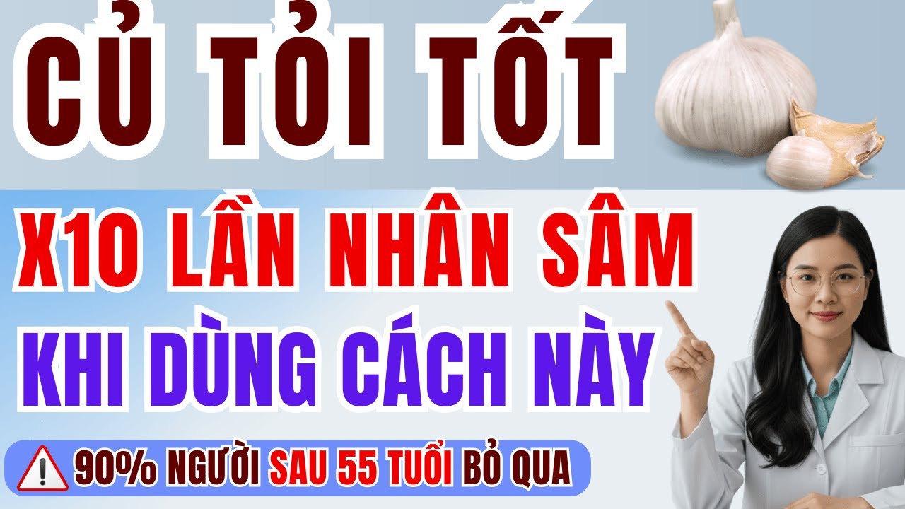 người cao tuổi: TỎI - Tốt Gấp Vạn Lần Nhân Sâm: Bác Sĩ Tiết Lộ Cách Dùng.