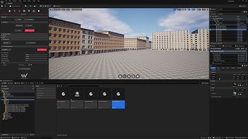 Unreal Engine 5.4 - Creating own City Kit with WorldBLD|CityBLD & Megascans & wParallax - Part1 - 4K