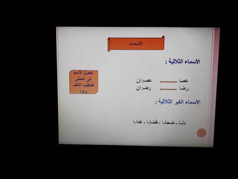 شرح كتابة كلمات تنتهي بألف ممدودة
