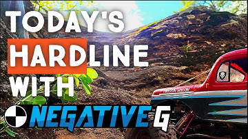 Another Hardline with the Negative G chassis. RC rock crawling.