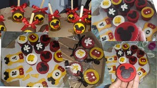 PERSONALIZANDO DOCES MICKEY MOUSE | PASTA DE LEITE