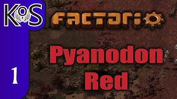 Factorio Pyanodon Red Ep 1: HARSH NEW PLANET! - 0.16 - Gameplay, Let