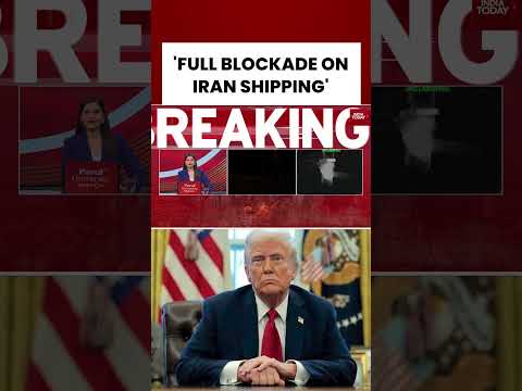 Video US-Iran War News: US Imposes Full Blockade On Iranian Shipping; Drops 20% Strait Of Hormuz Toll Plan