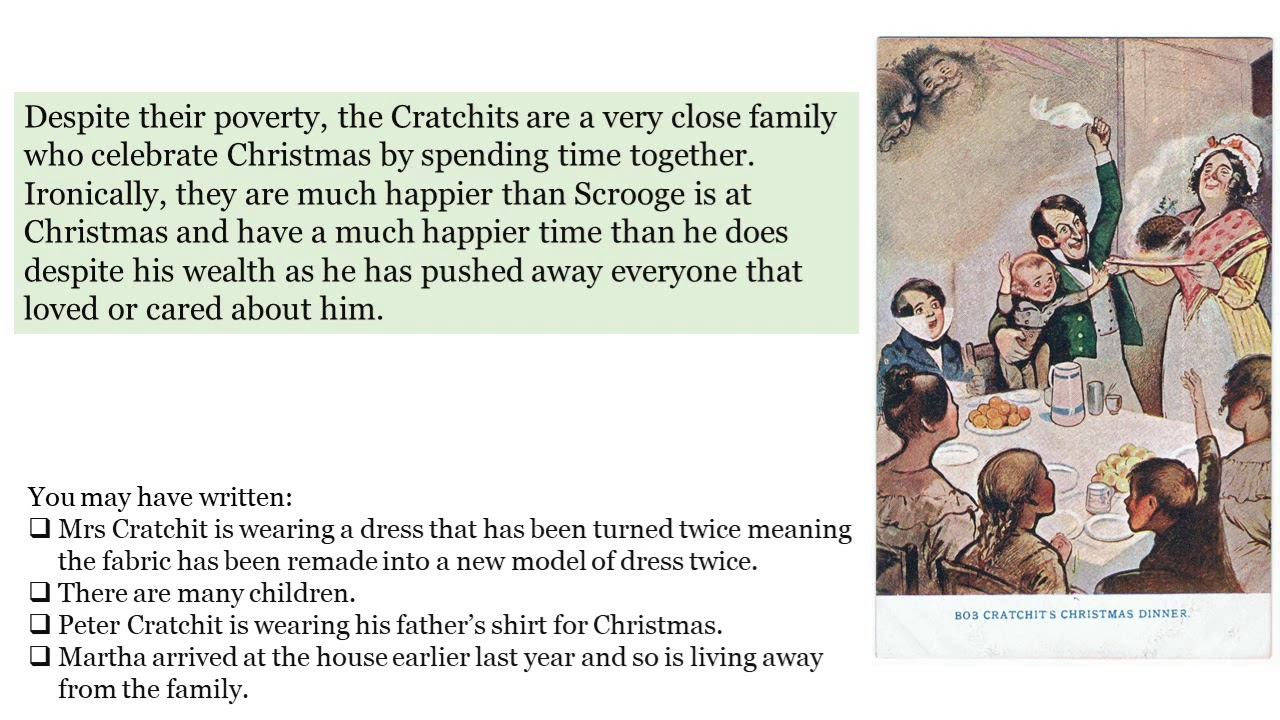 Lesson Christmas at the Cratchits' YouTube