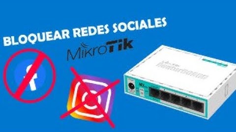 Otra forma de bloquear redes sociales router Mikrotik rapido y facil