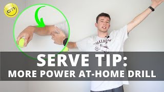 Serve Tip: More Serve Power At-Home Drill
