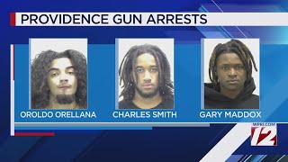 3 men facing gun, drug charges after Providence search