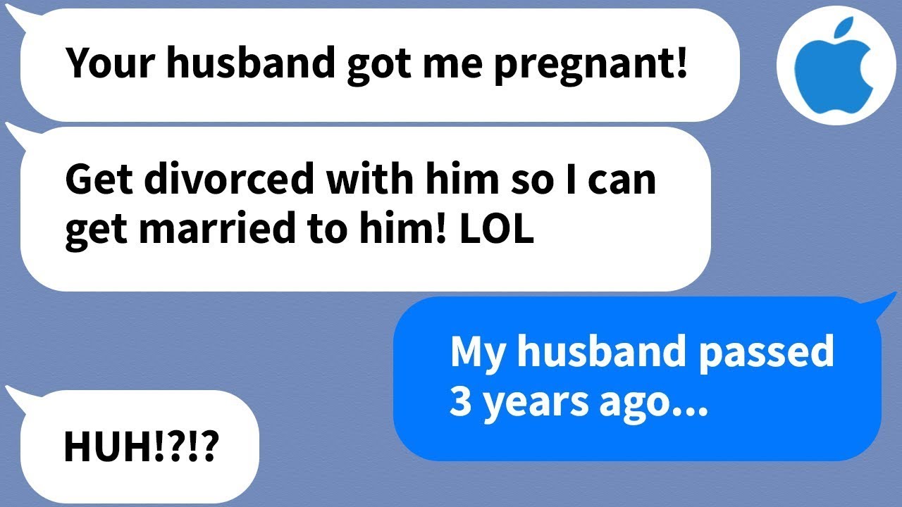 【Apple】My husband's ex girlfriend thought she was his new lover until I told her that he was dead...