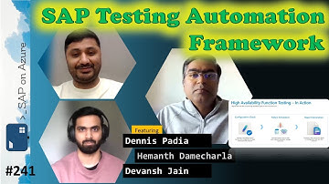 #241 - TOW SAP Testing Automation Framework (Dennis Padia, Devansh Jain, Hemanth Damecharla)