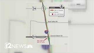 What to expect during I-17 weekend closure