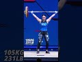 Giula’s Snatch Depth Gives A Huge Advantage #weightlifting