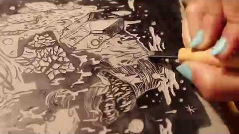 "One" Vol. 2 || Print - Linoleum Block Carving